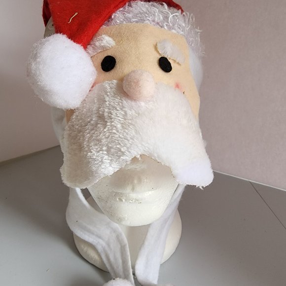 Santa Face Felt Hat - Picture 5 of 8
